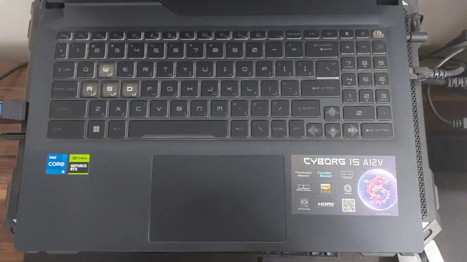 لپ تاپ گیمینگ MSI Cyborg 15 12450H 4050 2TB 32GB|رایانه همراه|تهران, مهران|دیوار