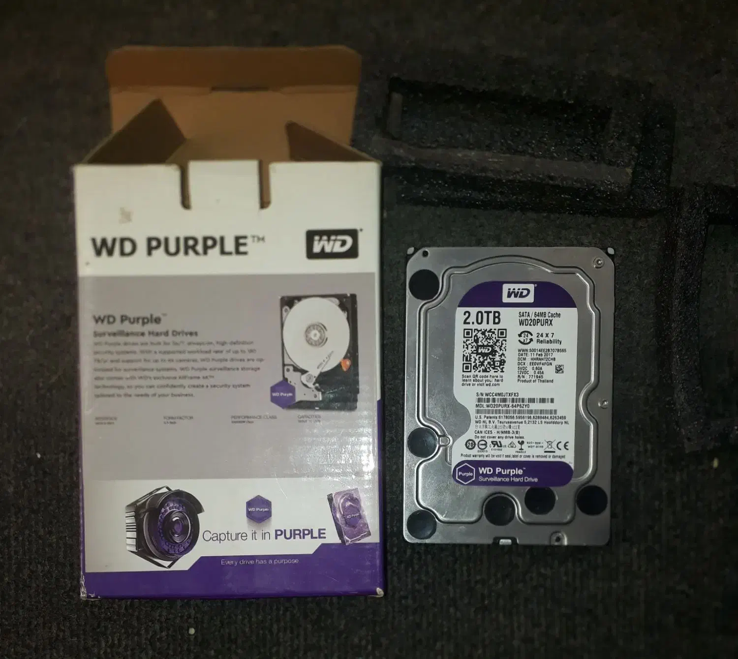 هارد اینترنال بنفش۲ترا کم کار|قطعات و لوازم جانبی رایانه|مشگین شهر, |دیوار