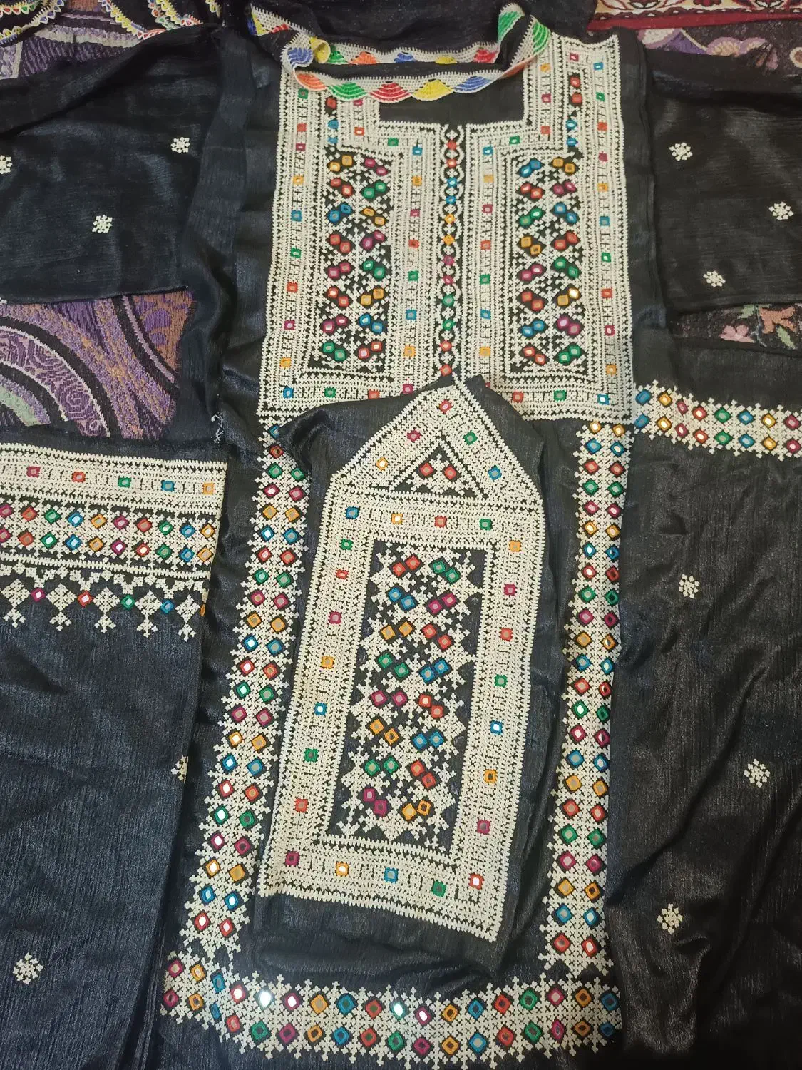 لباس زنانه بلوچی پلیوار|لباس|چابهار, |دیوار