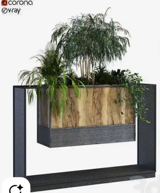 باکس گلدان زیبا کاری آراستند آوا|گل و گیاه طبیعی|مشکین‌دشت, |دیوار