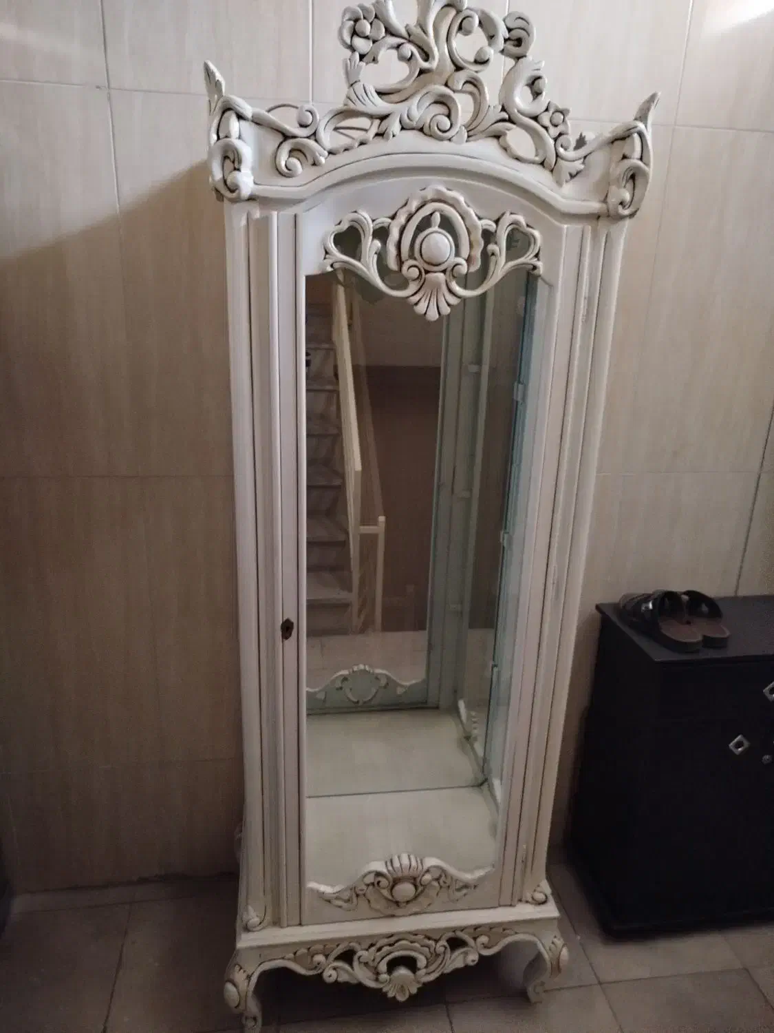 بوفه چوبی نو|بوفه، ویترین، کنسول|تهران, والفجر (افسریه)|دیوار