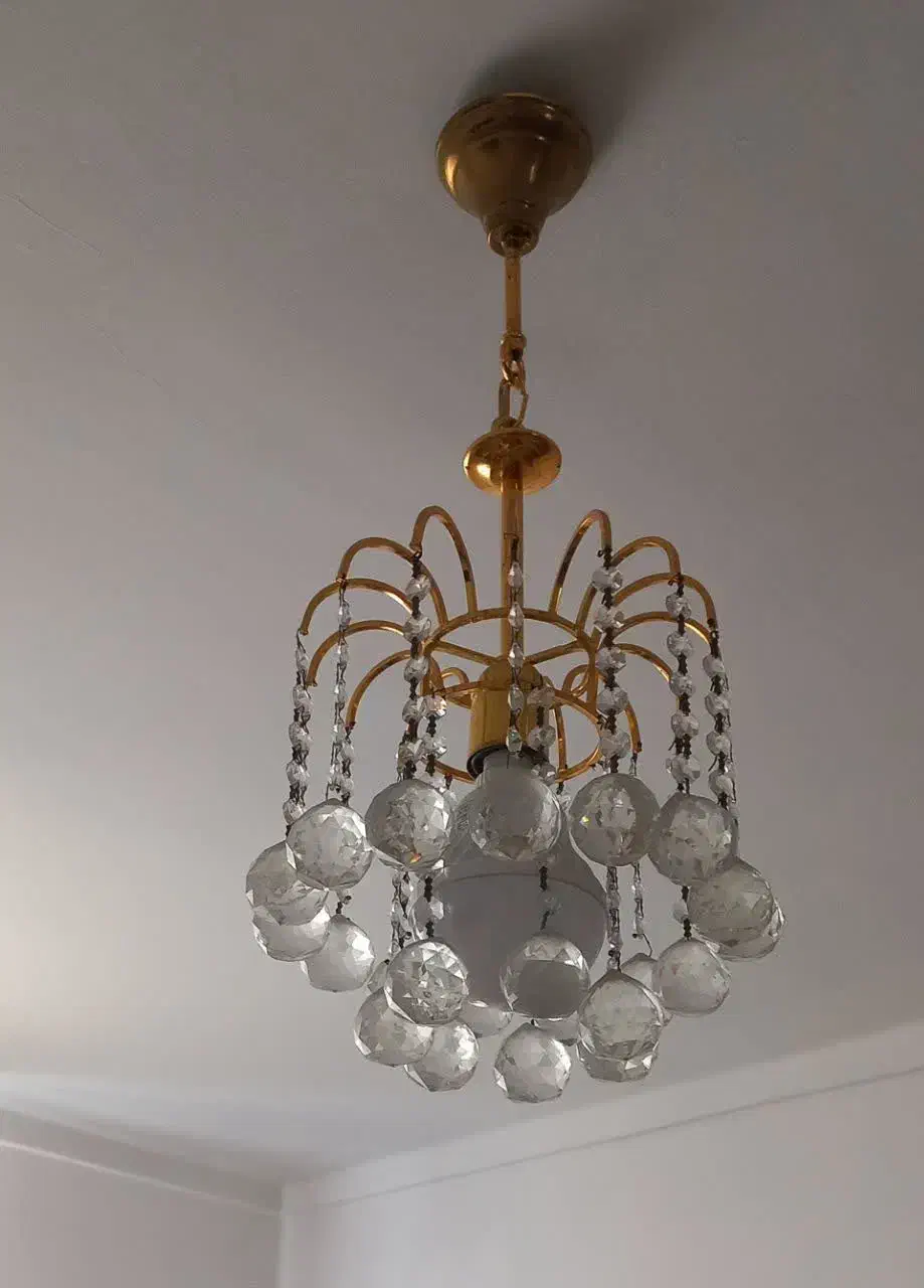 یک جفت لوستر سالم در حد نو|لوستر و چراغ آویز|همدان, |دیوار