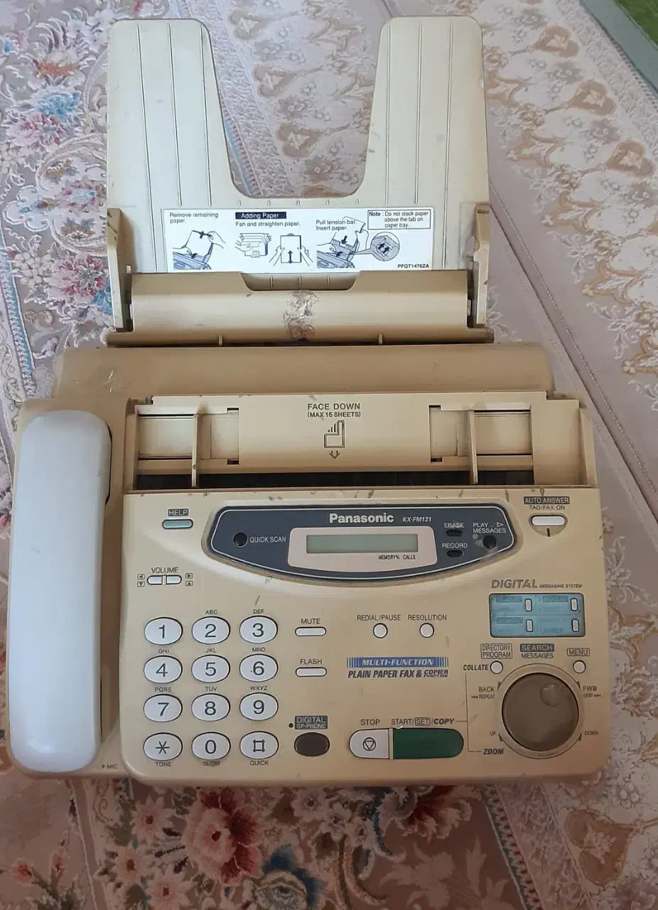 فکس سه کاره دارای قابلیت کپی ، تلفن|پرینتر، اسکنر، کپی، فکس|اردبیل, |دیوار