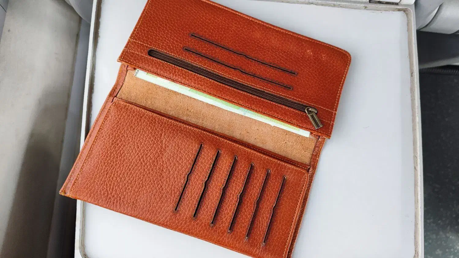 کیف پول چرم مصنوعی|کیف، کفش، کمربند|قم, دانشگاه قم|دیوار