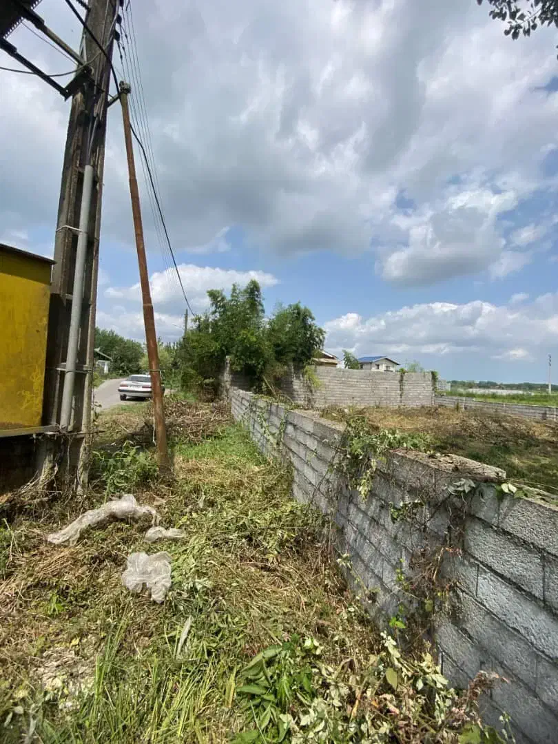 زمین ۳۶۶ متری محصور با پروانه ساخت|فروش زمین و ملک کلنگی|آستانه اشرفیه, |دیوار