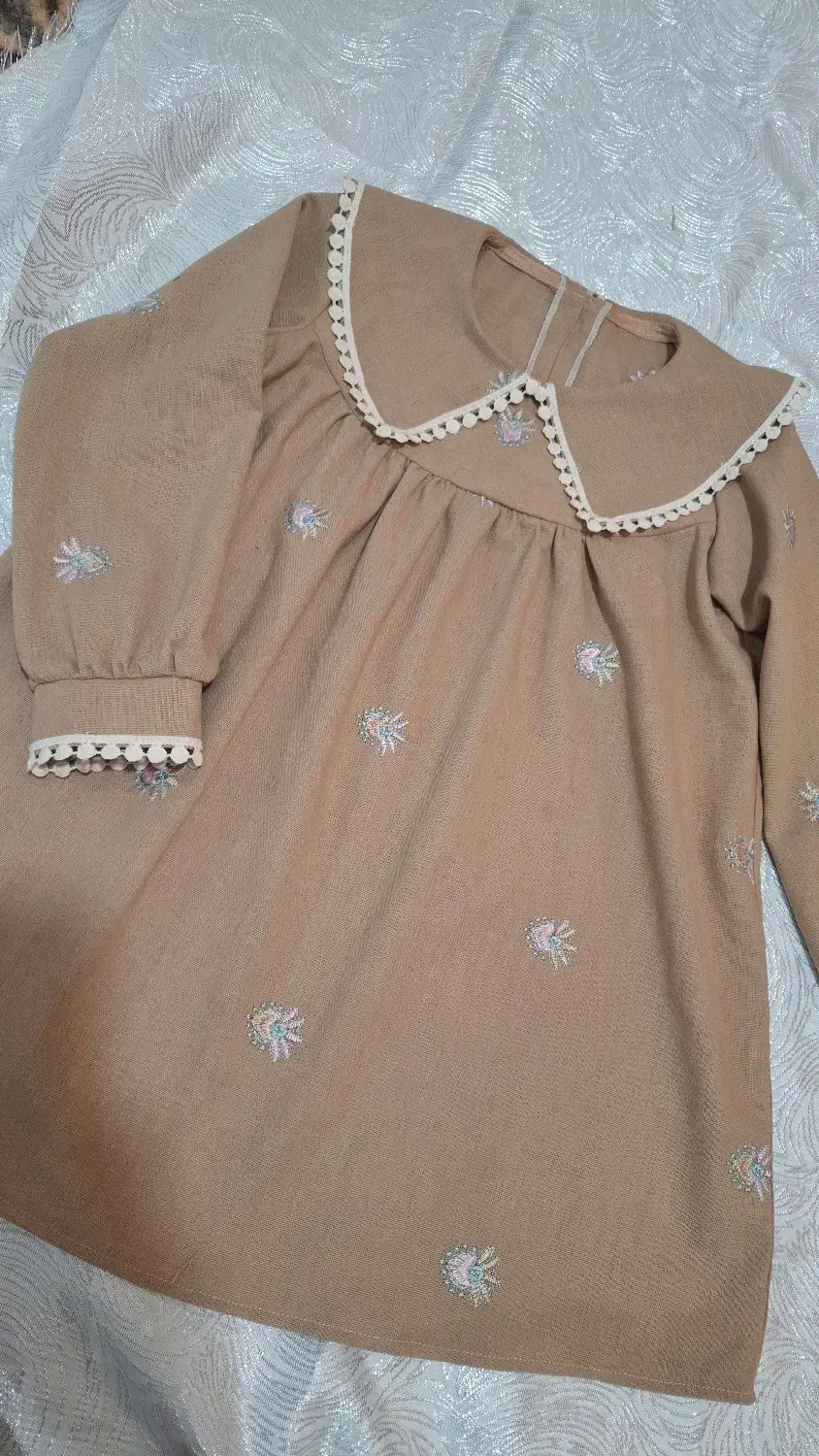 سرافن جنس لینن|کفش و لباس بچه|خورموج, |دیوار