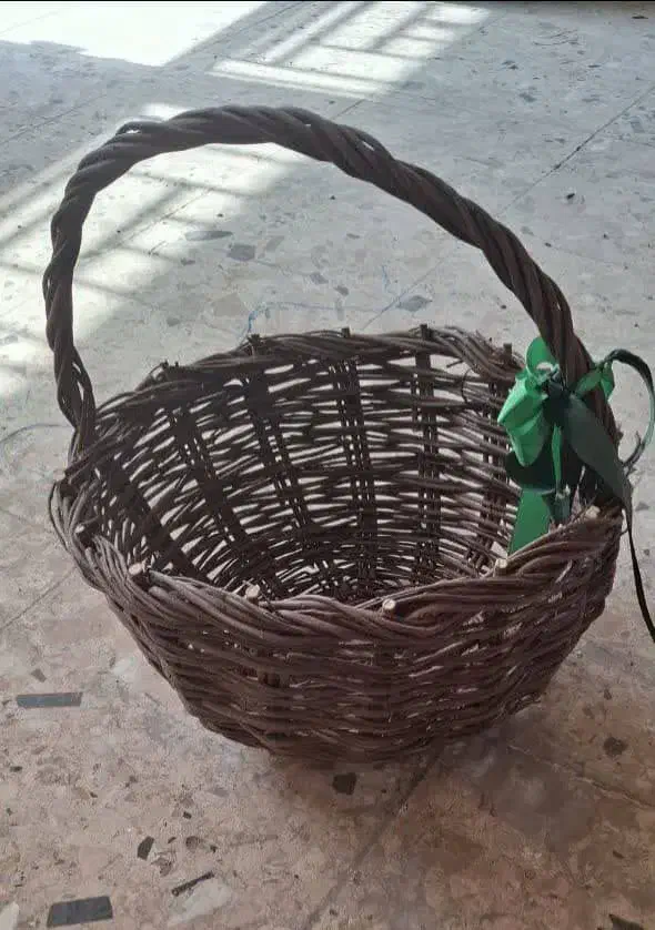 سبد حصیری|صنایع دستی و سایر لوازم تزئینی|اصفهان, رهنان|دیوار