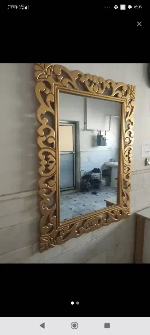 اینه قدی جنس چوب|آینه|قم, شهرک امام حسن|دیوار