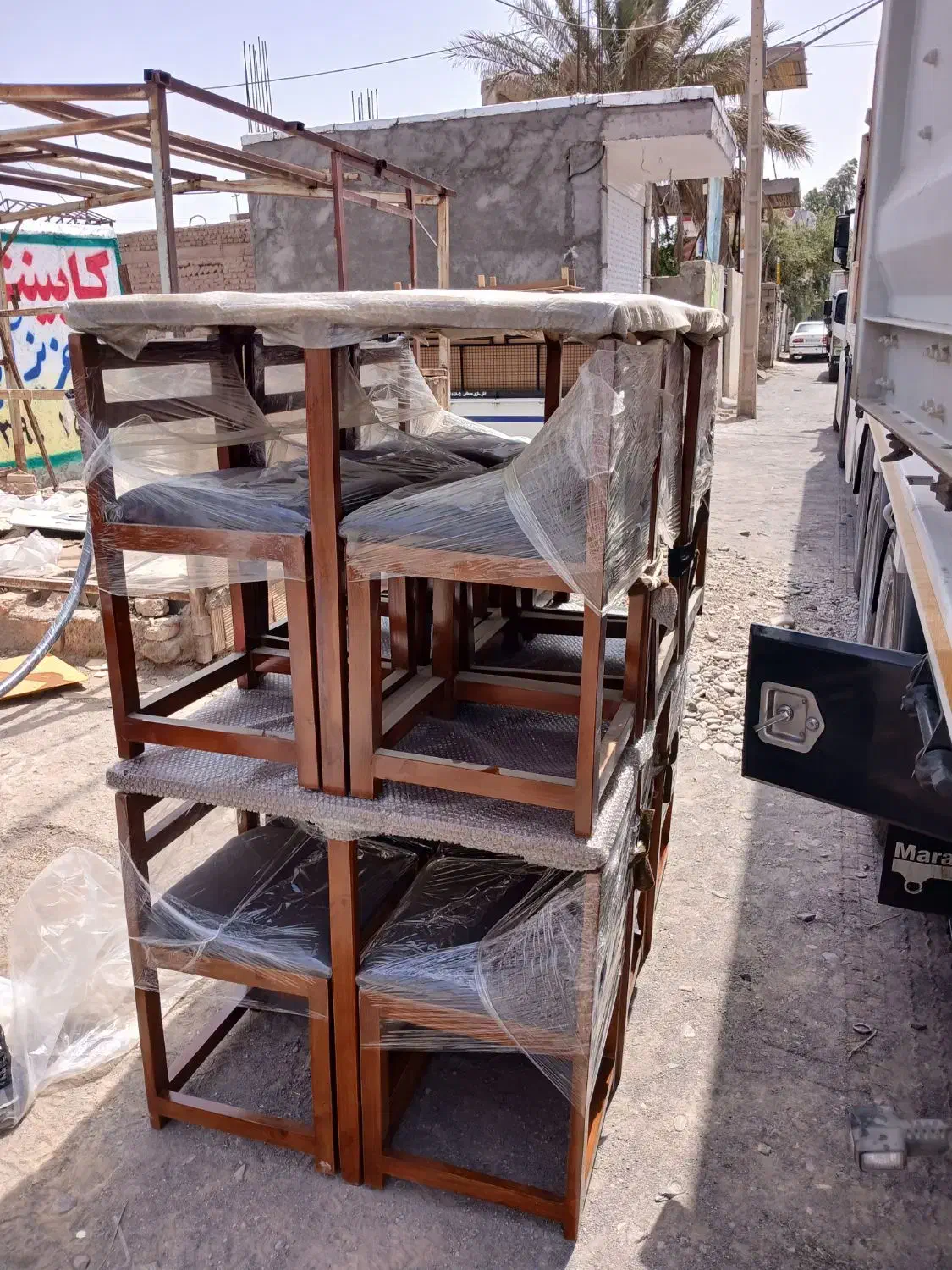 میز غذاخوری در نرماشیر رستم آباد|میز و صندلی غذاخوری|بم, |دیوار