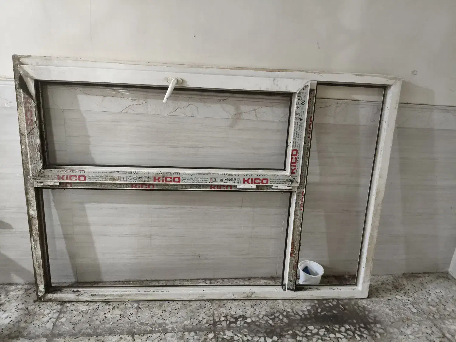 پنجره یو پی وی سی همراه شیشه ها|مصالح و تجهیزات ساختمان|اهواز, امانیه|دیوار