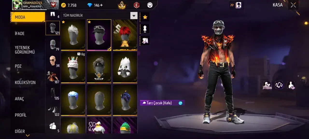 اک فری فایر سیو جیمیل پرایم ۵|کنسول، بازی ویدئویی و آنلاین|قم, شاه احمد قاسم|دیوار