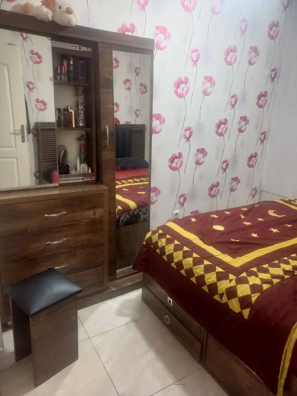 تخت دونفره|تخت و سرویس خواب|ملارد, |دیوار