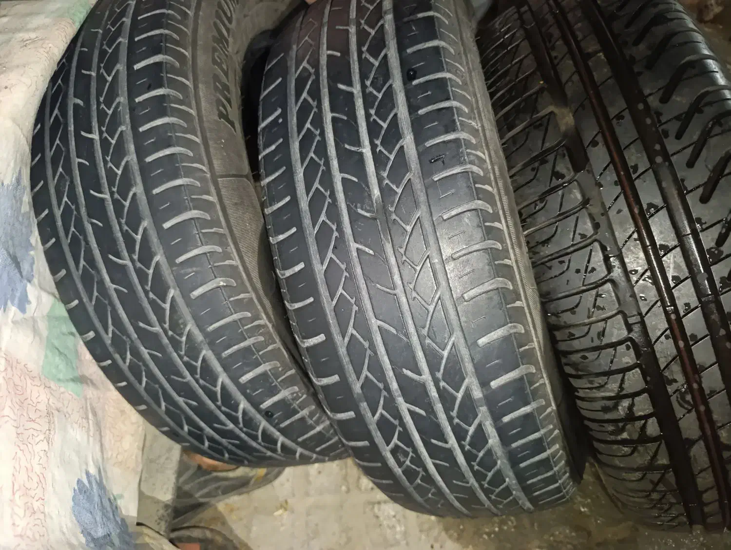 دوعدد لاستیک نو سمندو دو عدد 70درصد بدون پنچری|قطعات یدکی و لوازم جانبی|بجنورد, |دیوار