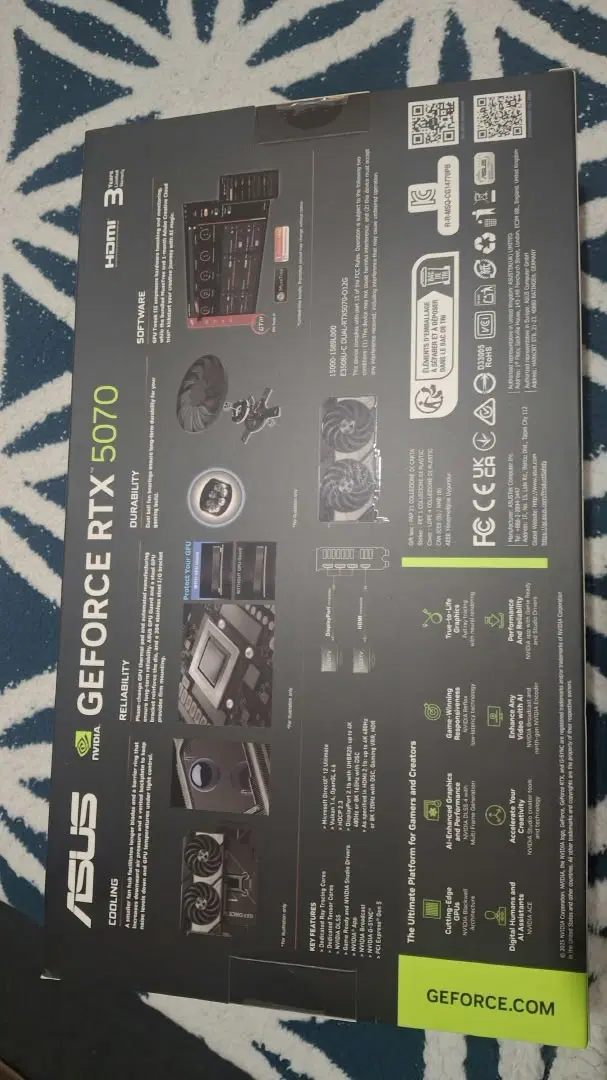 ASUS RTX 5070 12gb OC|قطعات و لوازم جانبی رایانه|بندرعباس, |دیوار