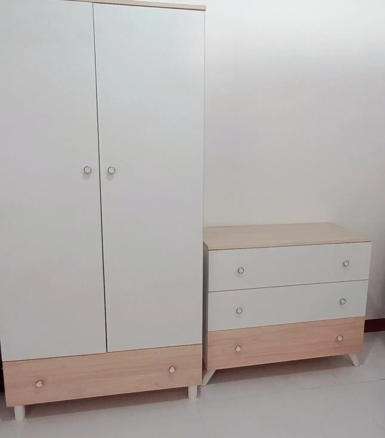 سرویس کامل تخت و دراور کودک MDF در حد نو|اسباب و اثاث بچه|شاهین‌شهر, اقبال لاهوری|دیوار