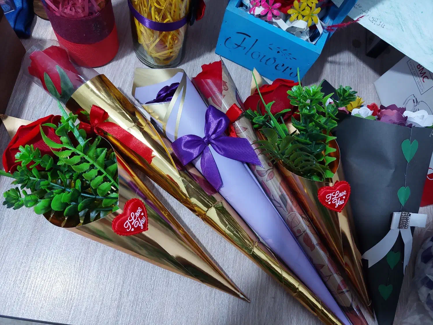 گل های مصنوعی|گل مصنوعی|آزادشهر, |دیوار