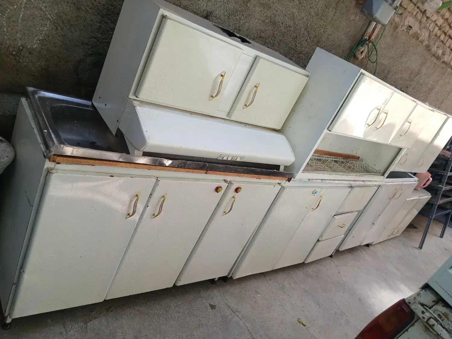 کابینت فلزی|آب‌چکان و نظم‌دهنده ظروف|همدان, |دیوار