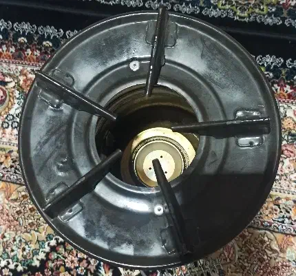 چراغ نفتی قدیمی آکبند کاسه برنجه|کلکسیون اشیاء عتیقه|سنندج, |دیوار