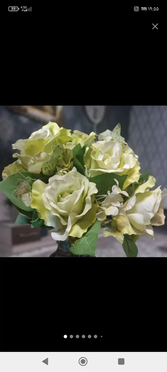 گلدان وگل مصنوعی|گل مصنوعی|اراک, |دیوار