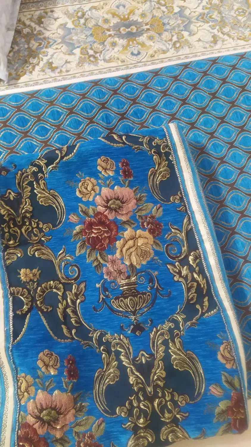 روکش کناره ۳ متری با ۴ عدد روکش بالش|رختخواب، بالش، پتو|لردگان, |دیوار