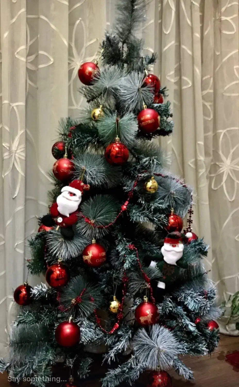 درخت کریسمس|گل مصنوعی|کرج, عظیمیه|دیوار