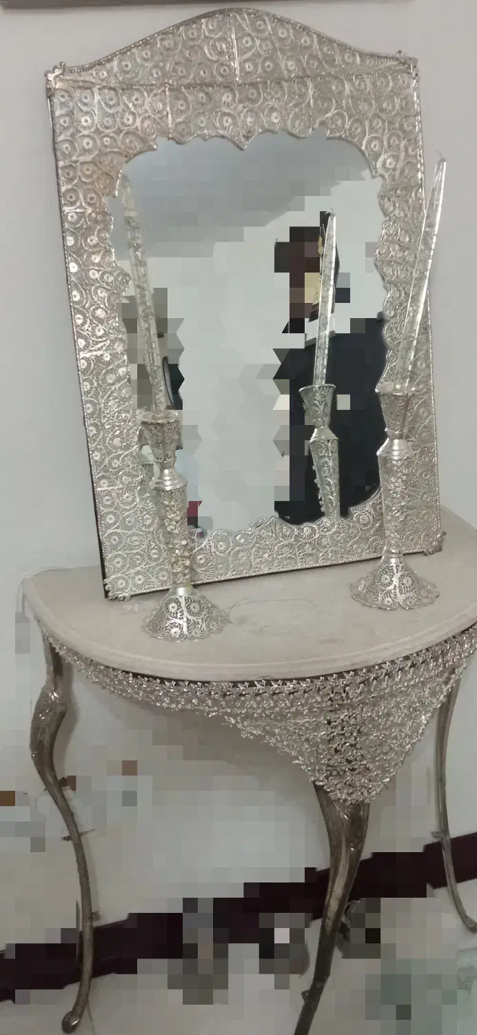 اینه شمعدان با میز|بوفه، ویترین، کنسول|بندرعباس, |دیوار