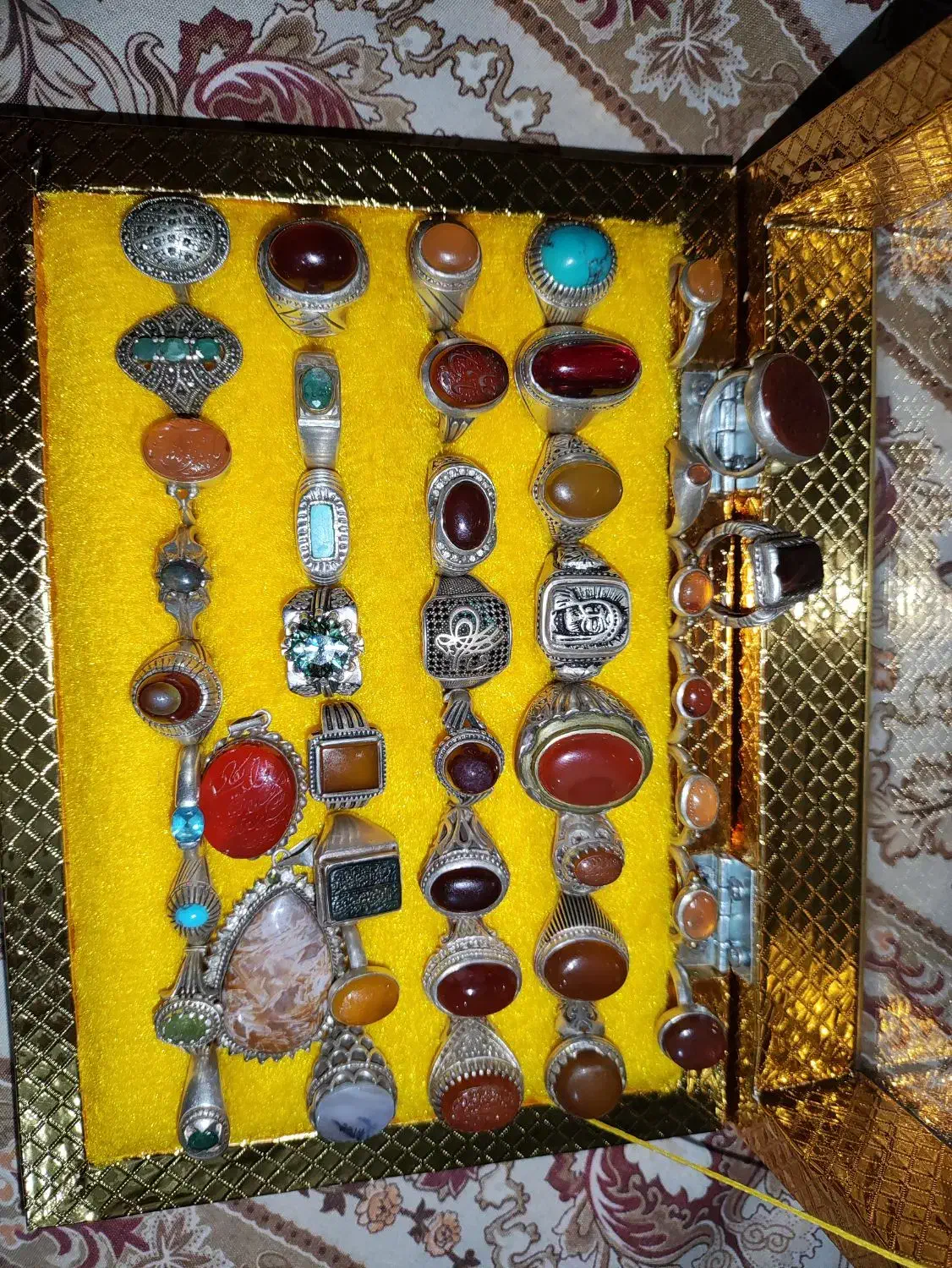 انگشترهای نقره درجه یک ، گرمی|بدلیجات|کرمان, |دیوار