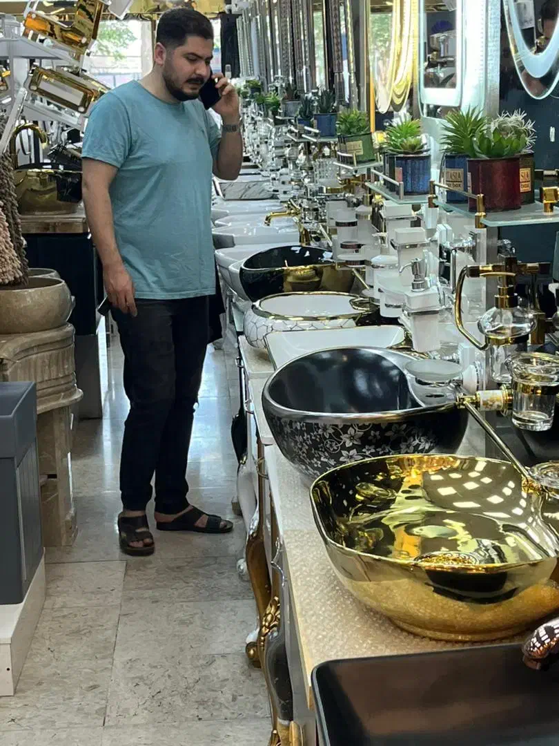 روشویی سرامیکی اونیکس با فرنگی ایساتیس|لوازم سرویس بهداشتی|تهران, یافت آباد جنوبی|دیوار