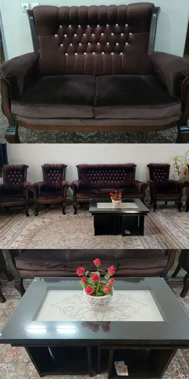 یک دست مبل و میز 9 نفره|مبلمان خانگی و میز عسلی|اصفهان, بهاران|دیوار