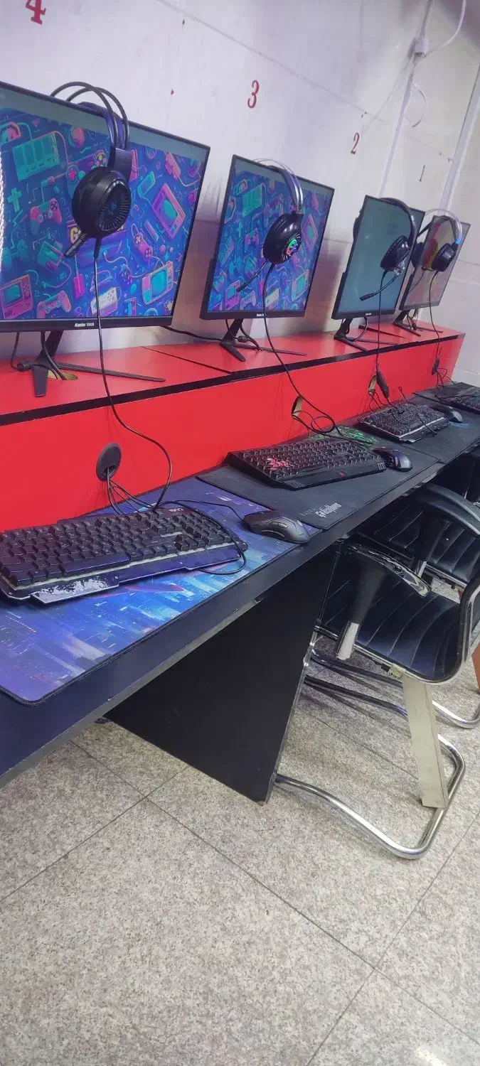 میز گیمنت 4تکه|میز تحریر و کامپیوتر|ری, دولتآباد|دیوار