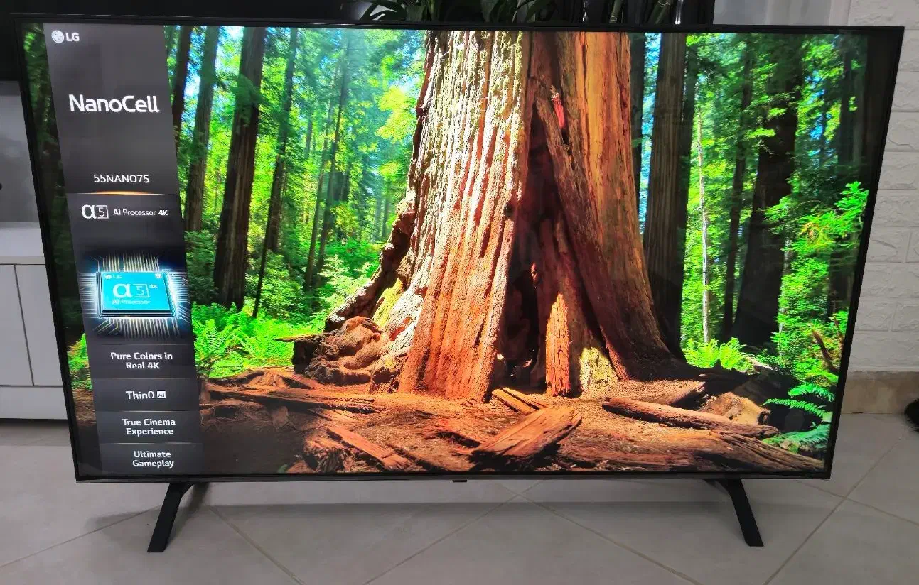 ال ای دی 55اینچ الجی نانوسل درحد آکبند|تلویزیون و پروژکتور|تهران, چیتگر شمالی|دیوار