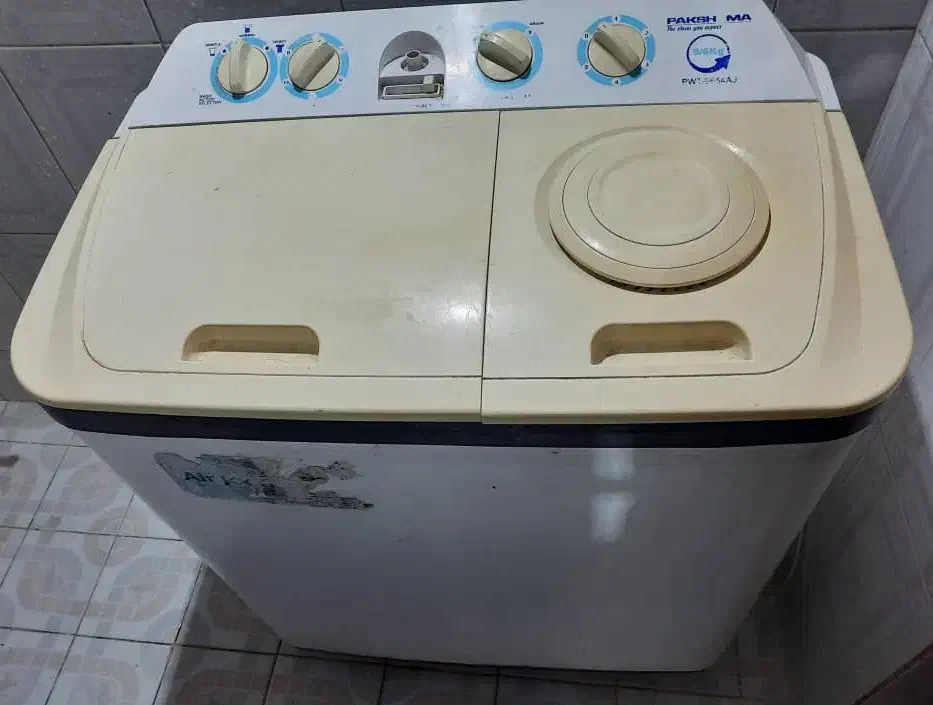 ماشین لباسشویی پاکشوما دوقلو|ماشین لباسشویی و خشک‌کن لباس|نجف‌آباد, ویلاشهر|دیوار