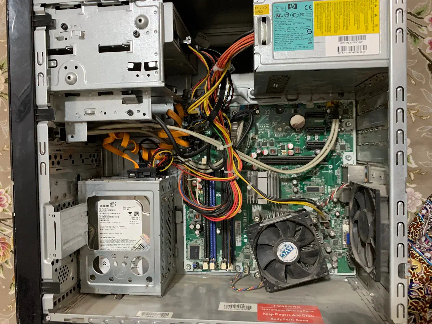 کامپیوتر کیسhpومانیتورLG|رایانه رومیزی|قدس, شهر‌قدس|دیوار