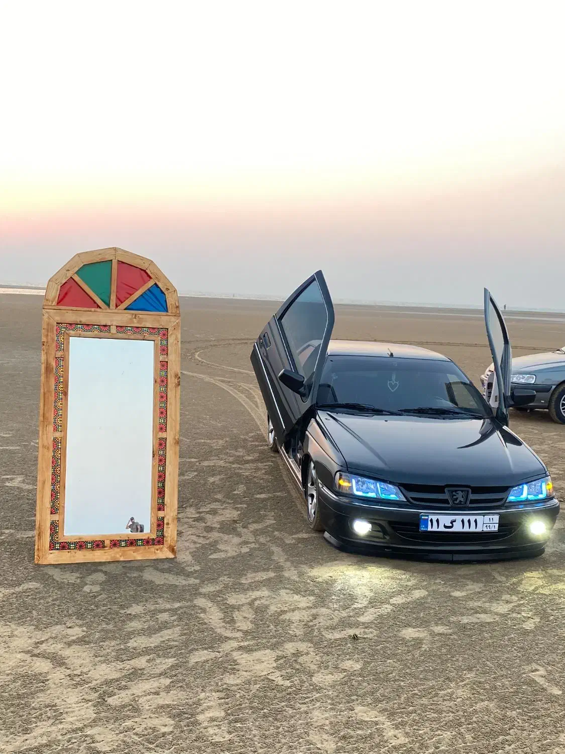 آینه چوبی سنتی دکوراتیو|آینه|دلوار, |دیوار