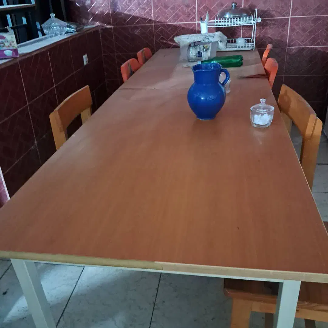 میز چوبی|میز و صندلی غذاخوری|الوند, |دیوار