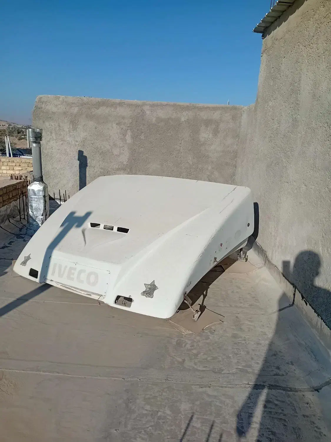 بادگیر کامل ایویکو ۳۳۰ سالم تمیز|قطعات یدکی و لوازم جانبی|زرین دشت (فارس), |دیوار