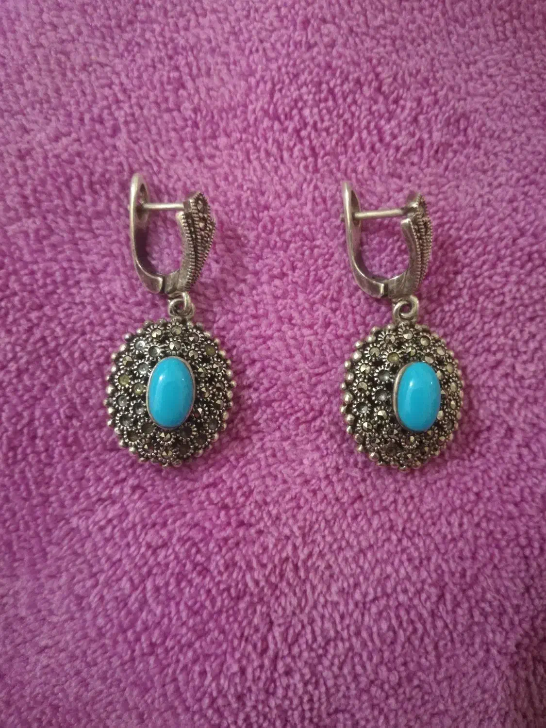 گوشواره نقره سنگین|جواهرات|کرمانشاه, |دیوار