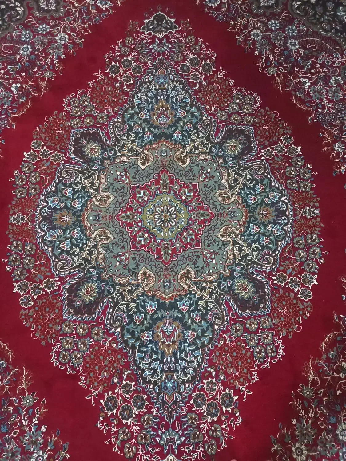 فرش ۹ متری|فرش|میانه, |دیوار