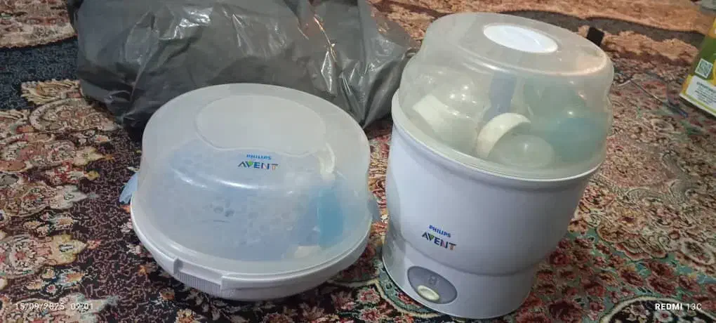 استریل شیشه شیرواب چکان وبرس وتعدادی شیشه شیر|اسباب و اثاث بچه|تهران, امام زاده حسن|دیوار