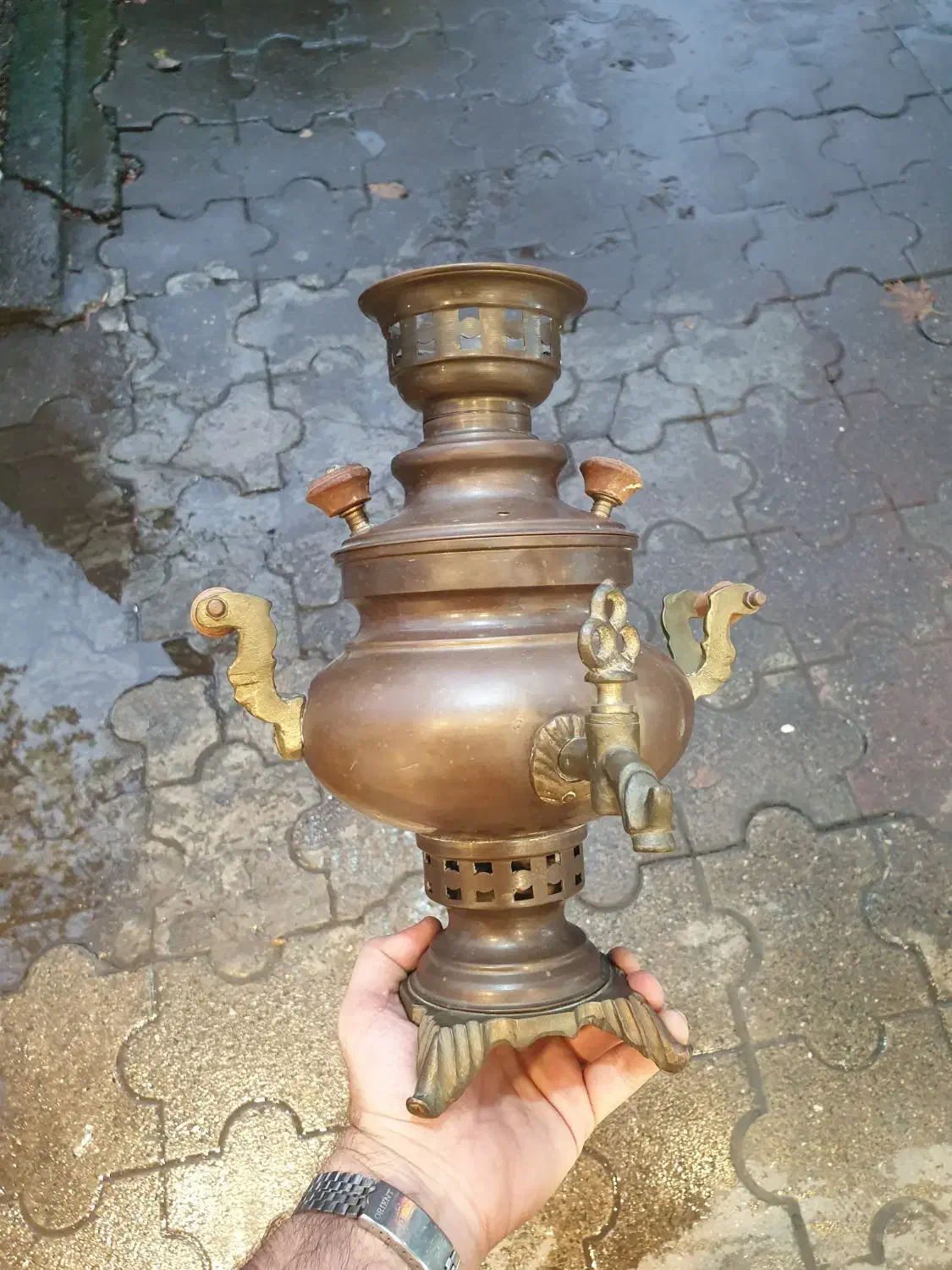 سماور نقلی ذغالی|سماور، چای‌ساز، قهوه‌ساز|لاهیجان, شهید آوینی|دیوار