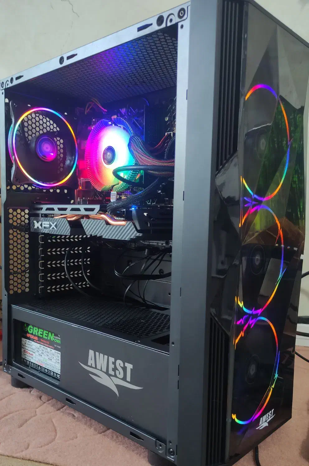 کیس گیمینگ i3 1310|رایانه رومیزی|هشتگرد, قاسم آباد بزرگ|دیوار