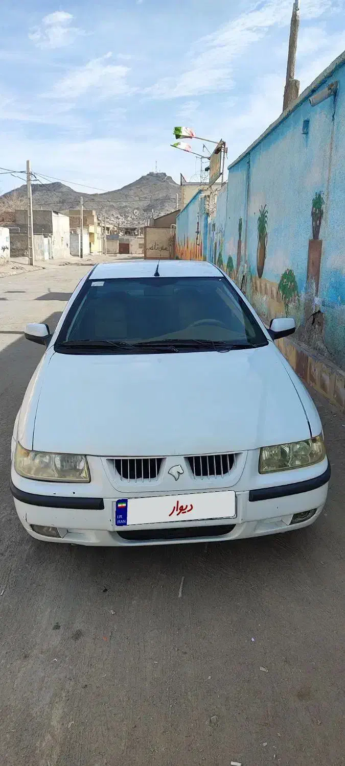 سمند سفید91|خودرو سواری و وانت|زاهدان, |دیوار