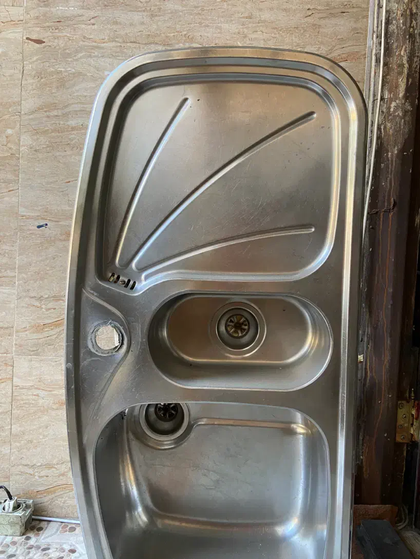 سینک ظرفشویی|آب‌چکان و نظم‌دهنده ظروف|قدس, شهر‌قدس|دیوار