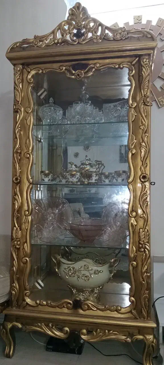 شلف(گنجه) طلایی|کتابخانه، شلف، قفسه‌های دیواری|مشهد, اقبال|دیوار