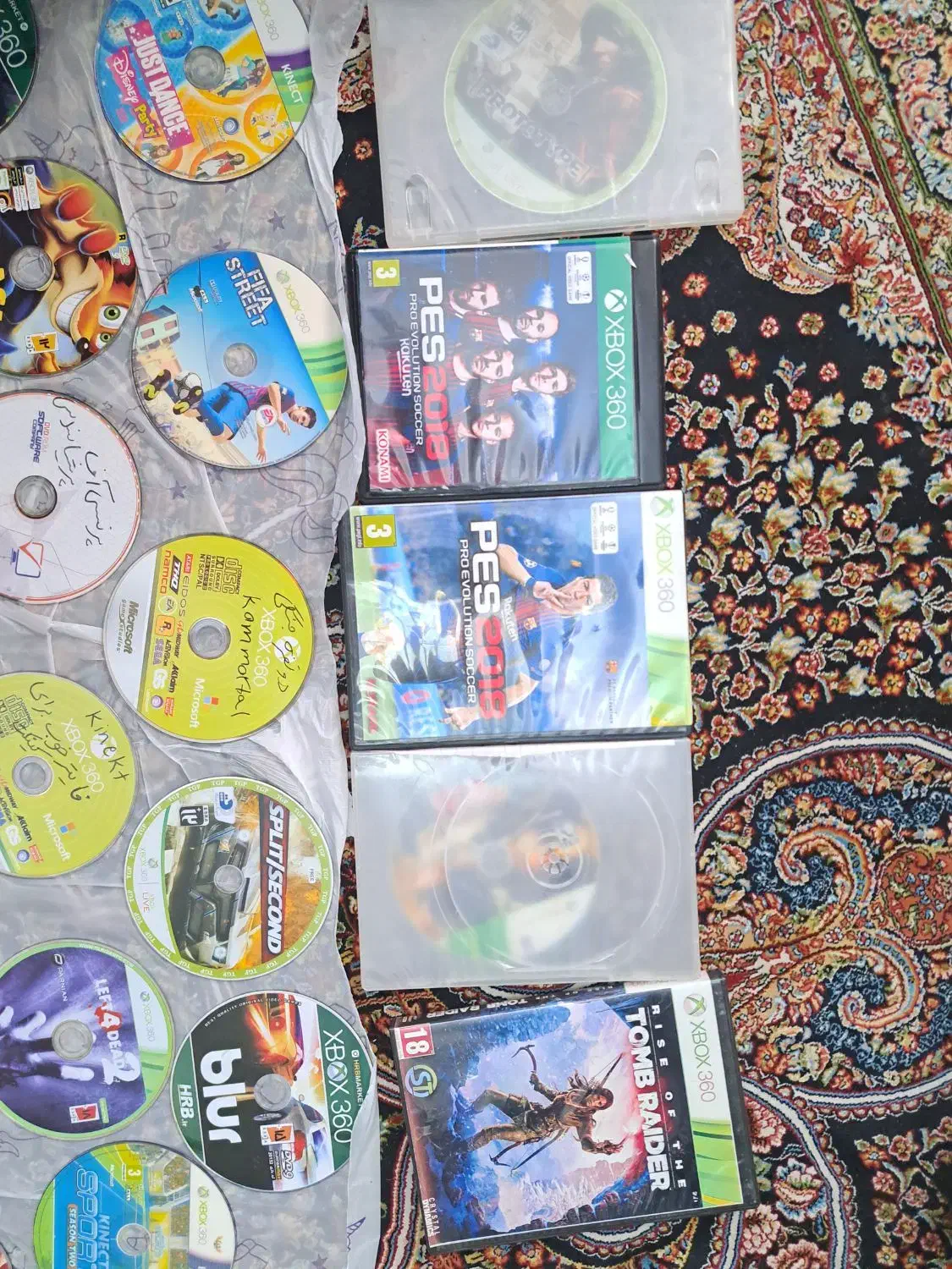 فروش کلی  ۳۵ عدد dvd بازی xbox 360|کنسول، بازی ویدئویی و آنلاین|شیراز, معالی‌آباد|دیوار