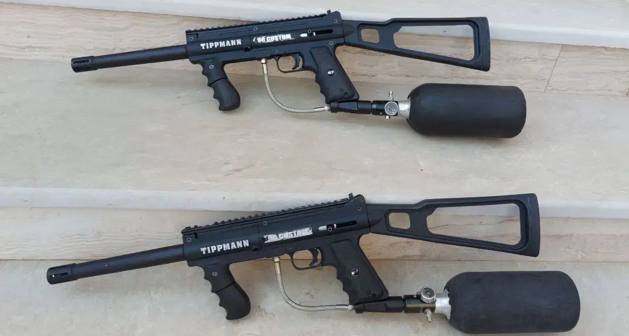 تفنگ پینت بال تیپ من|تجهیزات ورزشی|لار, |دیوار