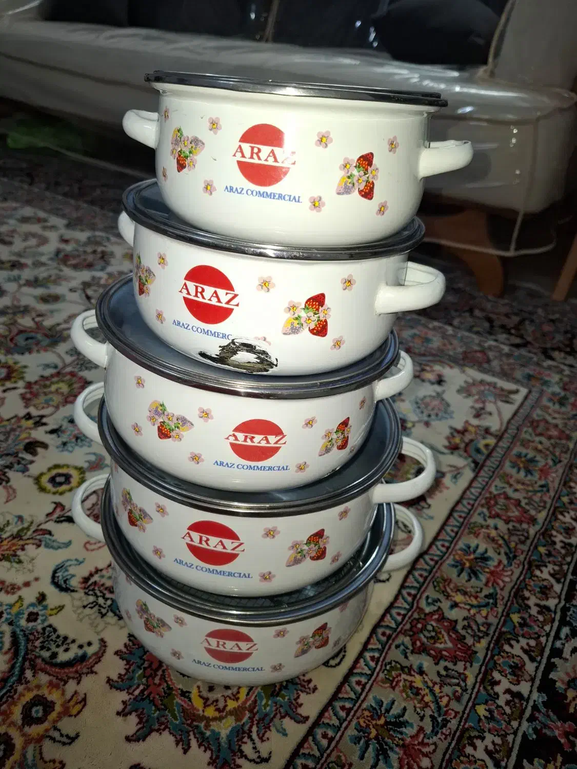 قابلمه لعابی معاوضه با سرویس آکروپال یا چینی|ظروف پختوپز|مشهد, رستگار|دیوار