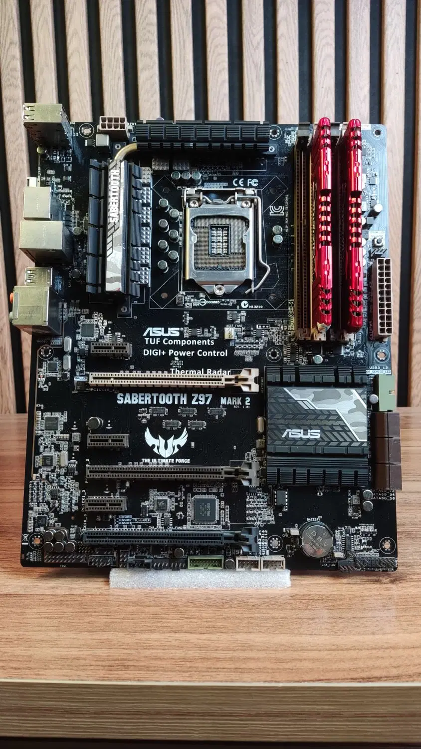 مادربرد Z97 ASUS TUF SABERTOOTH MARK2|قطعات و لوازم جانبی رایانه|تهران, فلسطین (میدان انقلاب)|دیوار