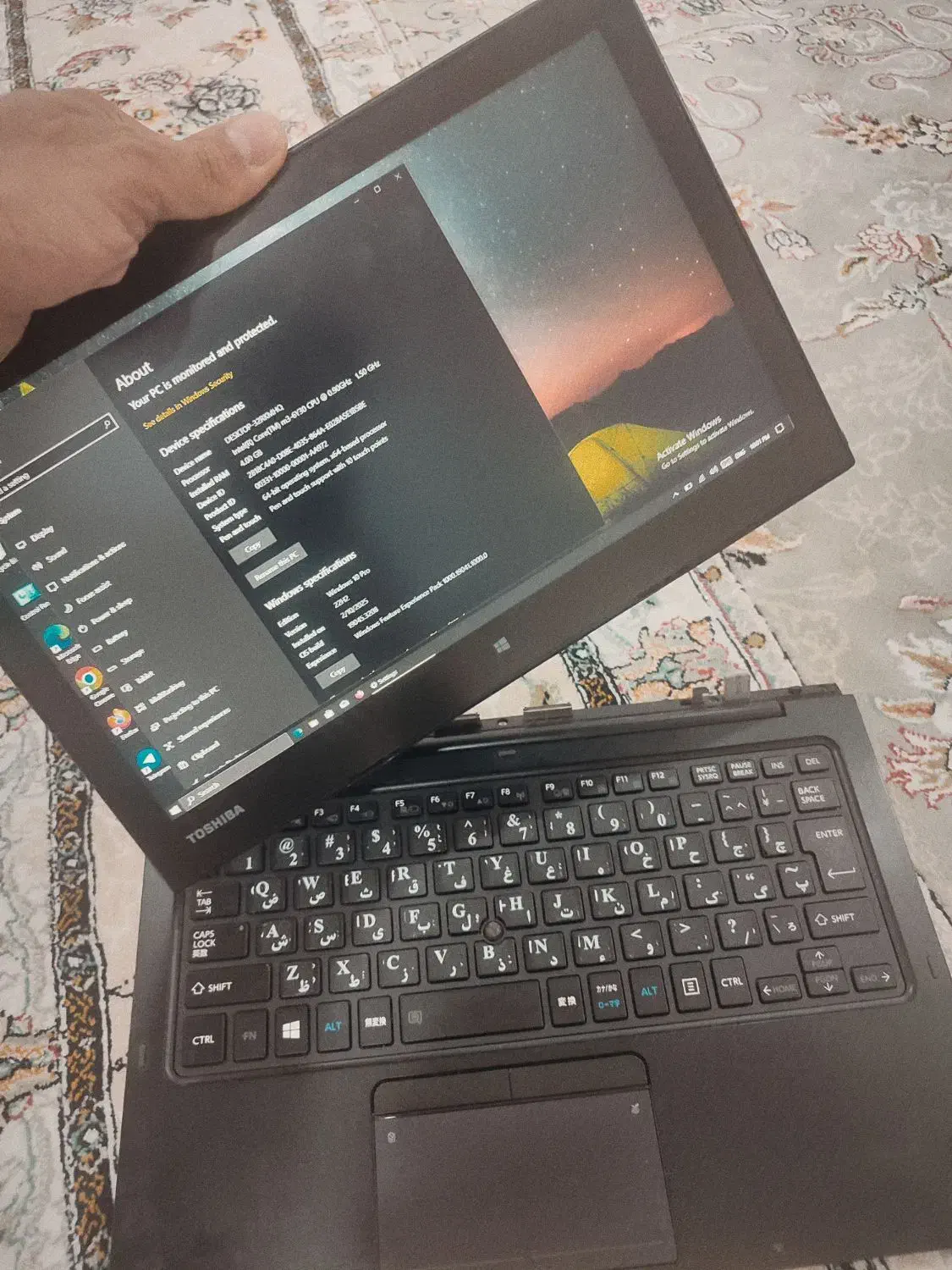 لپتاپ توشیبا لمسی|رایانه همراه|زاهدان, |دیوار