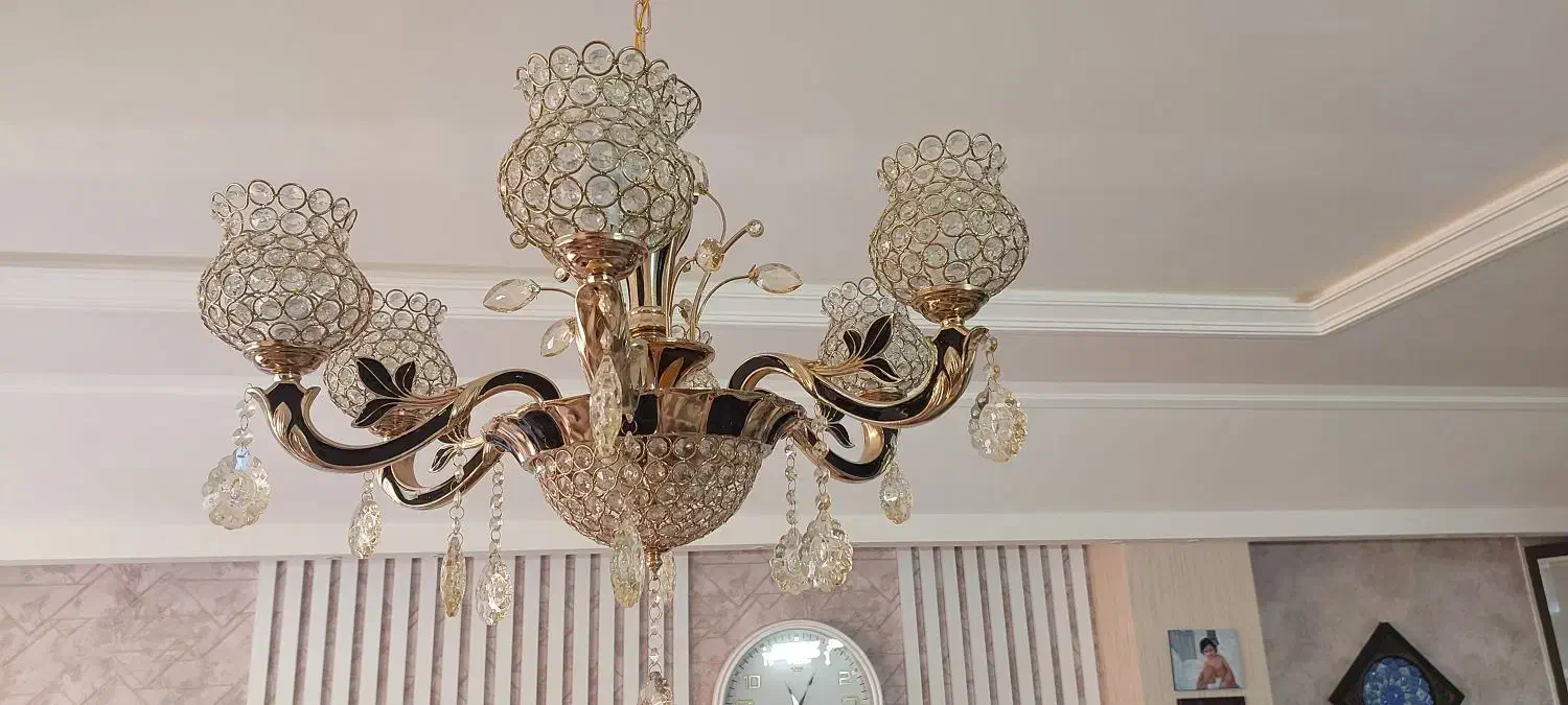 لوستر ۶ شاخه|لوستر و چراغ آویز|تهران, مهران|دیوار